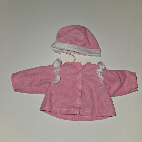 You & Me Pink White Doll Shirt Attached Hat - Picture 5 of 6